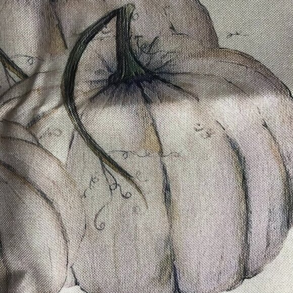 NWOT Pumpkin Fall Thanksgiving Halloween Pillow cover for 16"x16" pillow - Picture 2 of 10